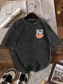 Plus Size T-Shirts - Black - View 2