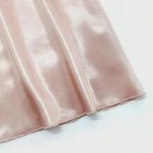 MewMuse.  Nuevo vestido mini ajustado de uso diario y versátil, con tirantes de espagueti y tela brillante, elegante para mujeres - Azul - Ver 6