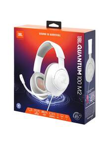 Headset Gaming Over-Ear Berkabel Quantum 100M2, Dilengkapi dengan Suara Khas JBL QuantumSOUND, Jack Headphone 3.5mm, Kompatibel dengan Berbagai Platform, Mikrofon yang Dapat Dilepas, dan Dukungan Mute. - View 11