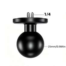 66mm Magnet Ram Mount Base With 1" Ball Head For B Size Double Socket Arm For Phone Action Camera Magnetic Support Stand - View 2