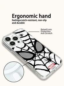 Miniso Funda de teléfono transparente con carga inalámbrica magnética de Marvel Superman, funda de teléfono de verano, funda de teléfono de regalo de vacaciones, antideslizante, a prueba de caídas, a prueba de huellas dactilares para GalaxyS22, GalaxyS23, S24plus, GalaxyS25, S26ultra, compatible con iPhone17, 17Air, 17pro, 17promax, 11, 12, 13, 14, 15, 16pro, 16promax, 14Plus, 15Plus, 16Plus, 16pro, 16promax. - transparente - Ver 5
