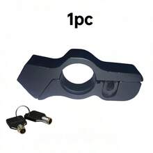 Heavy Duty Motorcycle Handlebar Lock - Adjustable Anti-Theft Security Lock, Suitable For ATV, Scooter And Bicycle, Aluminum Alloy Material - 1pc - View 12
