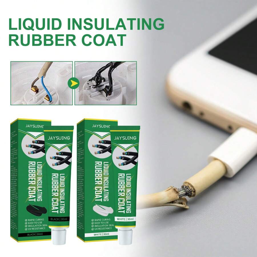 Insulation Tape, High-Temperature Resistant Flame-Retardant Insulation Ribbon Tape, Multifunctional Waterproof And Heat-Insulating Liquid Tape - Insulating Adhesive - View 1