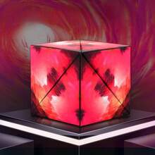 3D Dreamy Variable Magnetic Magic Cubes - Unlimited Flip Geometric Puzzle Game - Stress-Relieving Daydreaming - 深灰色 - 查看 12