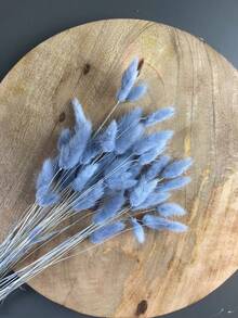 60/120/240入 波西米亞風人造花飾 兔尾芒草 多色蒲公英花 家居婚禮辦公室咖啡廳裝飾 情人節母親節禮物 - 灰色 - 查看 4