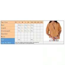 Women Solid Color Shirts Elbow Sleeve Buttons Stand Collar Blouses Summer Loose Casual Tops Streetwear - 藍色 - 查看 7