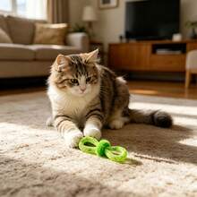 2PCS/4PCS/6PCS Random Color Pet Throwing Toy Cat Toy Pet Interactive Toy Scratch And Bite Resistant Self-Entertainment Boredom Relief Toy With Built-In Bell - View 4