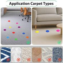 40 PCS 4 Inch Floor Dots For Classroom, 8 Colors Carpet Circle Spots, Removable Non-Slip Flexible Markers For Preschool, Kindergarten, Daycare, Yoga, Home & Playroom - 40pcs - View 7
