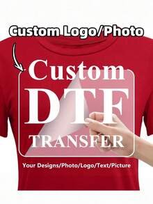 1/5/8/10件客製化DTF熱轉印膜，可個性化照片、文字與Logo印製的熨燙貼紙，DIY T恤裝飾、居家裝飾，適合新郎、新娘、父親、母親、婚禮、開學季、聖誕節、萬聖節裝飾，美感風格 - 多色1 - 查看 4