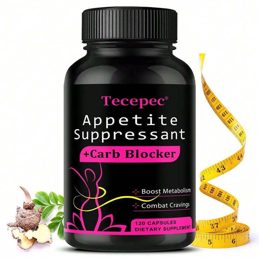 Dietary Supplements - Appetite Suppressant, Supports Bowel Movements And Eating Regularity - 120 Capsules - 1 瓶 - 查看 1