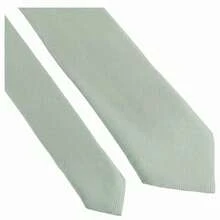 Set Of 3 Light Gray Ties For Groomsmen, Weddings, And Events - Mint Green - View 5