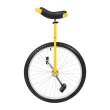 24 Inch Premium Outdoor Unicycle, Seat Post Clamp Enables 28-32 Inches Height Adjustment, Fits 3.75-5.09 Ft Height Users, Adjustable One Wheel Cycle For Balance Training, Outdoor Sports And Daily Fitness Activities - Yellow - View 11
