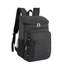 1pc Simple And Stylish Large-Capacity Outdoor Camping, Picnic Insulated Cooler Backpack, Hiking Backpack - Multicolor - View 9