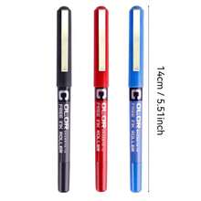 3pcs Direct Liquid Neutral Pens, Black/Blue/Red Ink Ballpoint Pens, Drawing Doodle Office Use Pens, Back To School - Sets - View 2