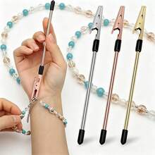 1/2/3/4PCS Vòng đeo tay hỗ trợ đeo kẹp đồ trang sức hỗ trợ cài và móc thiết bị đồ trang sức vòng tay vòng cổ đồng hồ khóa kéo - Nhiều màu - Xem 2