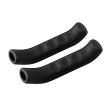 1 Pair Bicycle Brake Lever Covers, Thick Soft Silicone Material, Multi-Color Design, Anti-Slip Shock-Absorbing Wear-Resistant Protection, Comfortable Grip, Easy Installation, Compatible With Mountain Bikes, Road Bikes, BMX, Scooters And More, Used As Cycling Protective Accessories - Multicolor - View 13