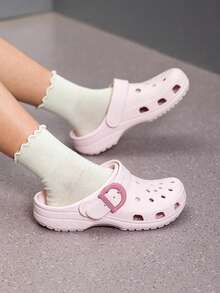 Crocs 女款運動穆勒涼鞋 彩色扣環 2026夏季新款 粉色 封趾沙灘拖鞋 休閒沙灘拖鞋 213347-7DF - 粉色 - 查看 4