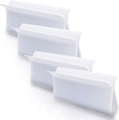 4 Cordless Roller Blinds Shades With Lifting Clamp Pulls For Window Blinds