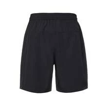 Pantaloncini Nike Dri-Fit da uomo - Stile ampio, colore unito, vita con coulisse, asciugatura rapida, pantaloncini casual - Nero - nero - Visualizzare 3