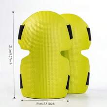 2pcs Ergonomic Garden Style Black Protective Knee Pads, Hard Shell Anti-Slip Kneeling Pads With Adjustable Straps, Thickened Foam Padding, Comfortable For Gardening, Construction, Cleaning, Suitable For All Seasons - Knee Pads - View 8