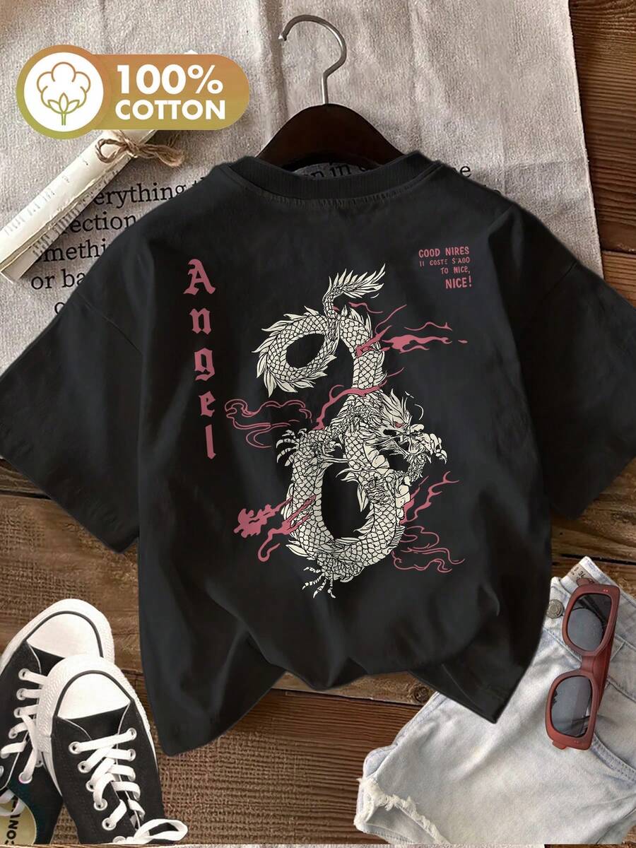 Plus Size T-Shirts - Black - View 1