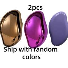 1pc Crystal Hair Remover, Unisex, Painless Exfoliation, Reusable And Waterproof, Purple, Suitable For Back, Arms, Legs, Easily Get Smooth Skin - Multicolor - View 10