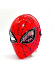 Marvel 1個漫威蜘蛛人塑膠面具，超級英雄服裝配件，適用於派對裝飾、派對禮物，蜘蛛人系列粉絲，完美禮物 - 彩色 - 查看 6