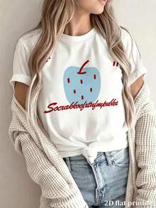 Women T-Shirts - White - View 6