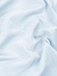 1pc Solid Color Polyester Fabric, Clothing Lining Handmade DIY Sewing Fabric - Light Blue - View 3