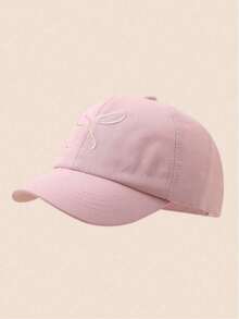 Sombrero de protección solar infantil con lazo, gorra de béisbol para niñas, sombrero de sol elegante para bebé niña, sombrero de sol de verano con parte superior semiabierta - Multicolor - Ver 5