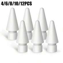 Replacement Tips For Apple Pencil 1st/2nd/Pro Generation, High Sensitivity Replacement Tips, And Precise Control Tips For IPad Pencil (4/6/8/10/12 Pack) - Multicolor - View 2