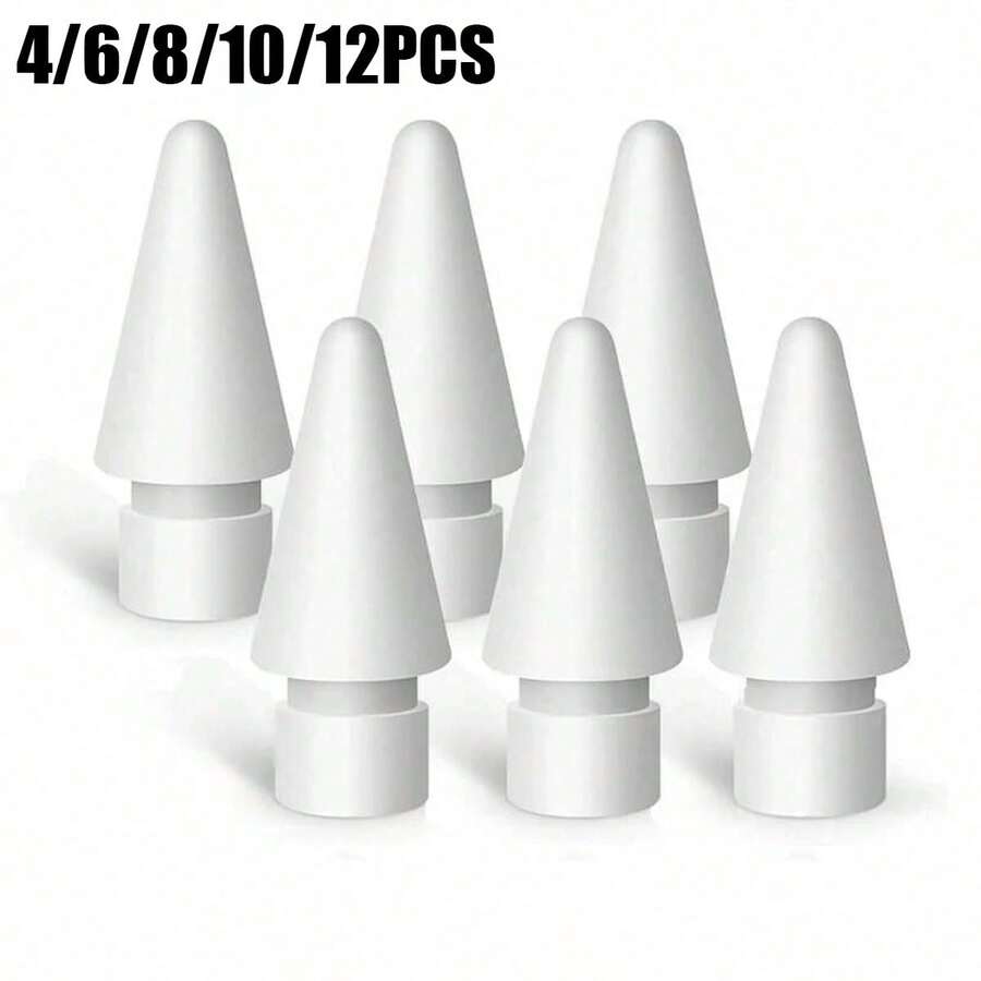 Replacement Tips For Apple Pencil 1st/2nd/Pro Generation, High Sensitivity Replacement Tips, And Precise Control Tips For IPad Pencil (4/6/8/10/12 Pack)