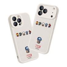 Miniso Las fundas para teléfono de Marvel Black Panther, Spider-Man, Iron Man, Capitán América y Thor son compatibles con iPhone 17 Pro Max/17 Pro/Air/16 Pro Max/15 Plus/14/13/IP 17/15 Pro/12 Pro/11/16 Plus. Estas fundas protectoras, resistentes a caídas y arañazos, son compatibles con dispositivos Apple. - Blanco - Ver 4
