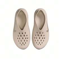 Nike ReactX Rejuven8 Light Orewood Brown Comfortable And Versatile Slip-On Clogs For Men In Light Gold Brown - Light Brown - View 9