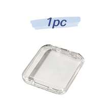 1 pieza Caja de almacenamiento de esmalte de uñas de acrílico, organizador vacío transparente de 3 pliegues, estuche de exhibición de uñas postizas, estante de esmalte de uñas de colores, soporte de exhibición tipo libro, incluye 30 piezas de adhesivo doble cara - caja de almacenamiento - Ver 13