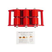 YUNRUX 8-Ton Tank Rollers, Transport Chassis, Machine Jack, 360° Rotation, Heavy-Duty Rollers, 8 T/17,600 Lbs - A - View 7