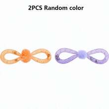 2PCS/4PCS/6PCS Random Color Pet Throwing Toy Cat Toy Pet Interactive Toy Scratch And Bite Resistant Self-Entertainment Boredom Relief Toy With Built-In Bell - View 11