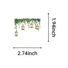 60張透明花卉日記貼紙復古Ins風2D幻想Y2K市區美學貼紙趣味貼紙80年代90年代動漫貼紙適用於剪貼簿用品水壺筆電手機行李箱筆記本節日派對裝飾新年 - 60PCS - 查看 9