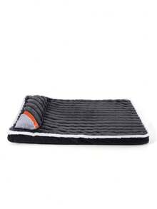 LANGXINGCS 1pc Short Plush Soft Comfortable Pet Bed Mat With Neck Pillow, Removable Zipper Pet Pad For Dogs And Cats, Suitable For Large, Medium And Small Pets Sleeping And Resting - Multicolor - View 11