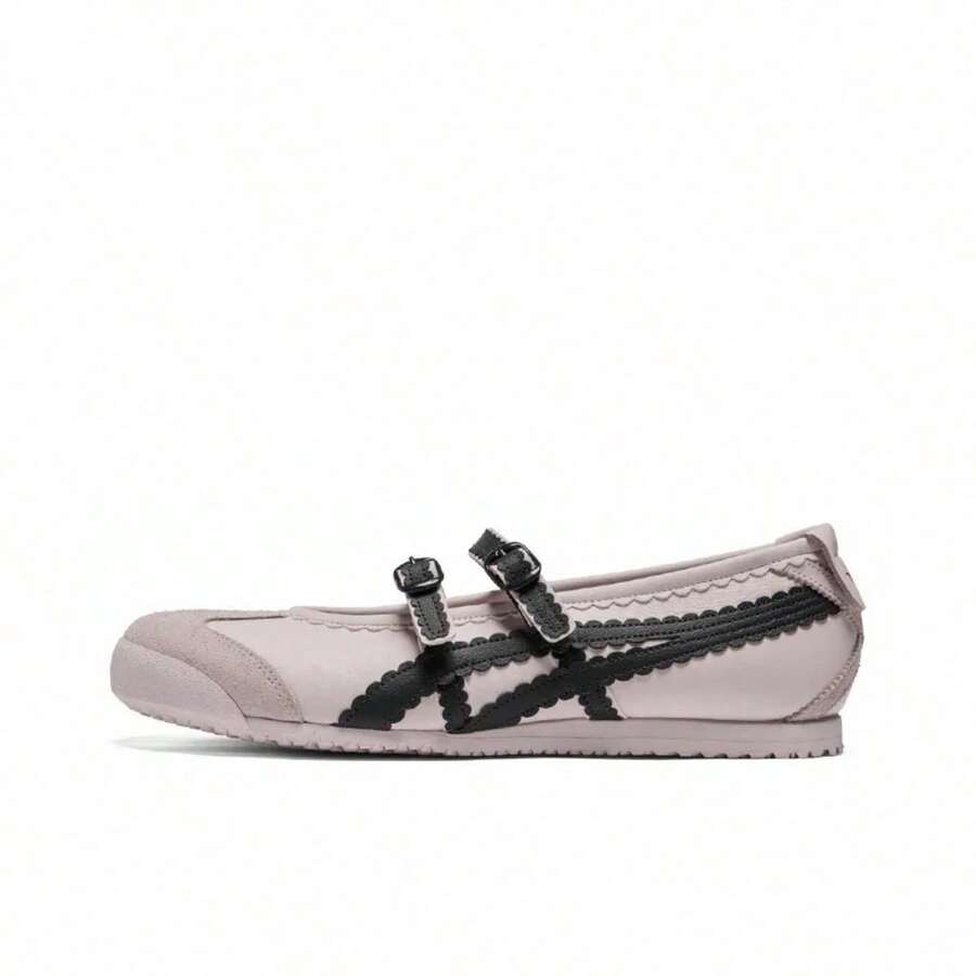 Onitsuka Tiger Scarpe Mary Jane In Pelle Sintetica MEXICO 66 TGRS, Con Tacco Piatto, Eleganti E Confortevoli, Da Donna, Colore Rosa - 1182A678-700 - 查看 1