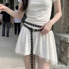 1pc Women's Belt 2026 New Style Multifunctional PU Leather Accessory Suitable For Daily Wear - Black - View 6