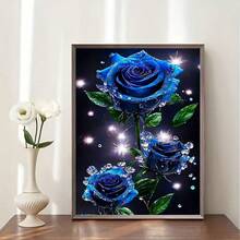 Kit de Pintura de Diamantes 5D DIY, Juego de Arte de Diamantes Adecuado para Principiantes, Arte de Diamantes Redondo Completo Decoración de Pared del Hogar, Regalo de Cumpleaños Festivo, Obra de Arte Exquisita, Alivio del Estrés Obra de Arte Exquisita, Kit de Pintura de Diamantes - diamante redondo - Ver 2