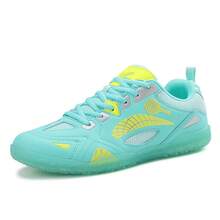 2026 New Men's Badminton Shoes, Breathable, Non-Slip Training Shoes, Shock-Absorbing, Ultra-Light Sports Shoes Students, Jinjiang - TT580 White Pink Green - View 3