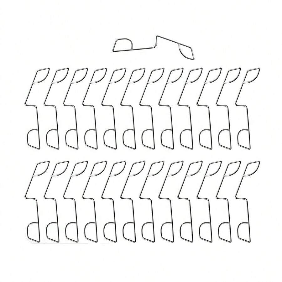 25/50 Pcs Fence Panel Grips Clips, Anti-Rattle Fence Wedges, Noise Reduction Fasteners To Stop Banging For Garden Fence Installation - 25 PCS - View 1