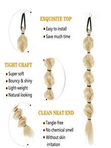 20 Inch Synthetic Hair Extensions Double Ponytail, Suitable For Creating Feminine Looks. Made Of Synthetic Fiber, Heat Resistant, Can Be Used For Daily Wear Or Special Occasion Styling. Includes Two Double Ponytail Styles., Halloween - Multicolor - View 9