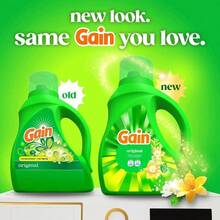 Exclusive Special : Cleaning Essentials Economical Size | Lasts Longer  Downy Gain Original Scent Laundry Detergent Liquid, Now With Odor Defense Suitable For Any Room | Great For Gifting | Excellent Cleaning Essential - 39 Fl Oz - View 3