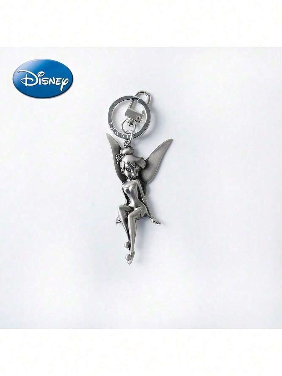 Monogram Disney 1個官方授權鑰匙圈，錫合金金屬材質，可掛在汽車、手機袋、錢包、背包上作為裝飾吊飾，生日週年禮物 - 均碼 - 查看 1