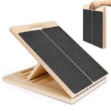 New Wooden Calf Incline Board For Yoga Workout Slant Board Calf Stretcher Folded - 25B-wIN-uK-slant Board - View 1