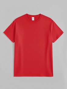 1 Casual Fashion T-Shirt For Men And Women, Y2K Vintage Style, "Billy Bob Loves Charlene" T-Shirt, Southern Couple T-Shirt, "Country Love" T-Shirt, Funny And Romantic Gift - 紅色 - 查看 3