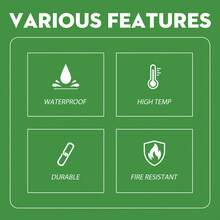 Insulation Tape, High-Temperature Resistant Flame-Retardant Insulation Ribbon Tape, Multifunctional Waterproof And Heat-Insulating Liquid Tape - Insulating Adhesive - View 4